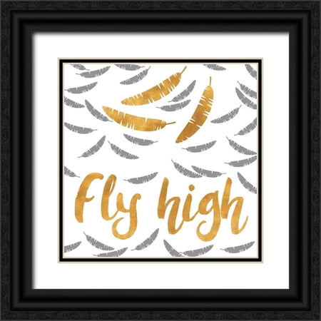 SD Graphics Studio 26x26 Black Ornate Wood Framed with Double Matting Museum Art Print Titled - Fly High
