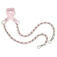 thumbnail image 1 of Purse Chain Strap, Leather Flat Chain Strap Handbag Chains Purse Handles Shoulder Cross Body Replacement Strap, 1 of 5