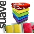 thumbnail image 4 of Pack 6 Toallas de Microfibra Multiusos 60x40 cm  Ultra Absorbentes, Suaves y Duraderas  para Auto, Moto, Hogar, Cocina, Baño, Cabello y Mascotas  No Raya Ni Deja Pelusa, 4 of 9