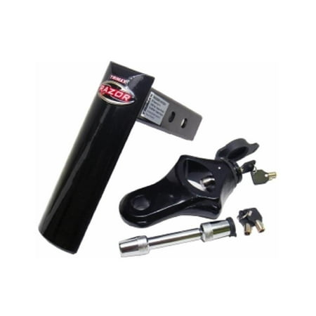 Hinges Black Powder Coat - Trimax TRZ6PB Deluxe Adjustable Drop Hitch - 6in. - Black Powder Coat