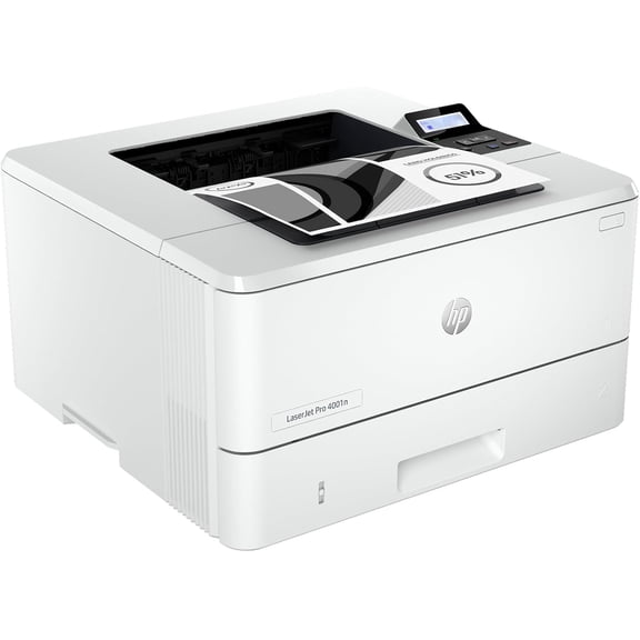 Restored HP Laserjet Pro 4001n 2Z599F Monochrome Laser Printer, White (Refurbished)