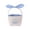 A002- Blue, variant on Halloween Treat Bag Blue Gingham Embroidered Jack O Lantern Candy Bag Single Pack for Student Trick Or Treating and Halloween Party Favors