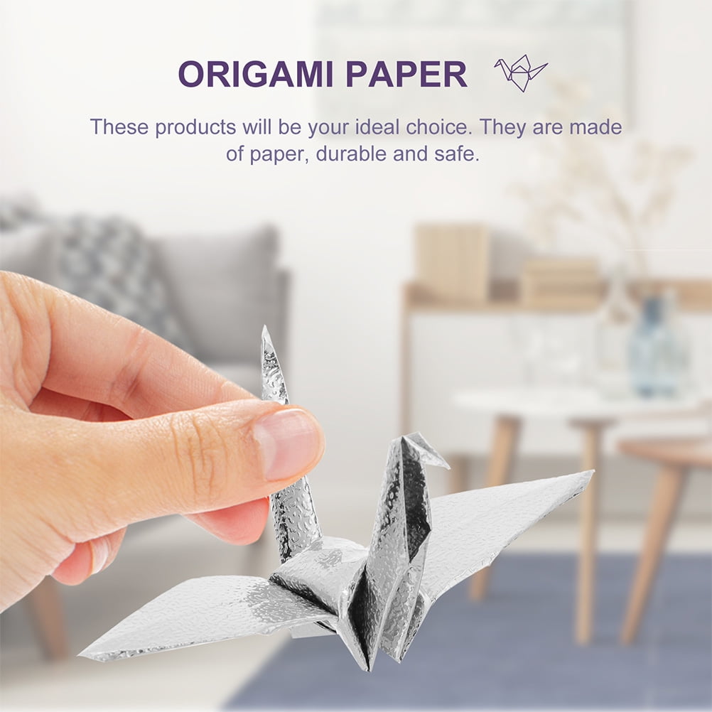 Raindrops  100 Pcs Single-sided Pearlescent Origami DIY Crafts Paper Folding Student Child