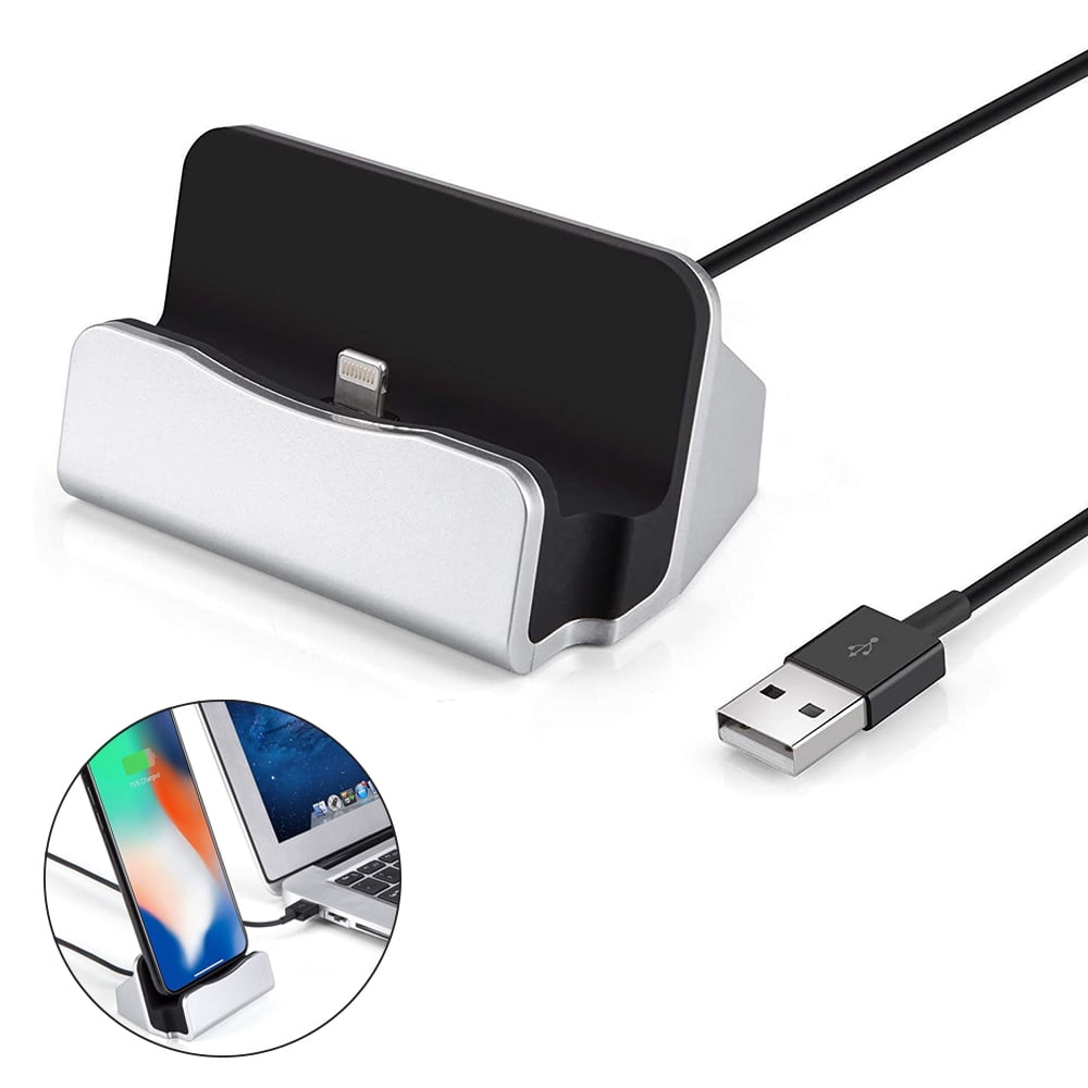 For iPhone Magnetic Desktop Charging Dock Quick Charging Data Sync