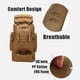 thumbnail image 5 of 80L Hiking Backpack for Men, Military Tactical Backpack, Waterproof Survival Bag for Travel, Camping, Hunting, 5 of 5