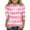 B02~Pink, variant on Girls 3/4 Sleeve Shirts Fall Cute Shirts Size 10-12 Shirt Trendy Kids Crewneck T-shirts Basic Tween Girls Western Ethnic Style Clothes Purple 10-12 Years