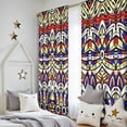thumbnail image 5 of Blackout Kids Curtains,Vibrant Floral Pattern Childrens Insulated Curtains Set Of 2,Bedroom Essentials,Toddler Room Decor 52x84in(132x213cm), 5 of 5