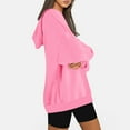thumbnail image 5 of Otvok Sweatshirt for Women Fall Fashion Long Sleeve Shirts Trend,Womens Casual Loose Solid Hooded Sweatshirt, 5 of 6