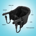 thumbnail image 4 of Silla Con Gancho, Silla Alta Plegable Portátil Con Clip, Asiento Para Alimentación De Bebé Con Cinturón De Seguridad De 3 Puntos, Cojín Desmontable Lavable A Máquina Para, 4 of 7