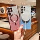 thumbnail image 4 of Glitter Luxury Magnetic Woman Case For Magsafe For Samsung Galaxy S24 S23 S22 Ultra Plus Accessories Wireless Charging Cover, 4 of 5