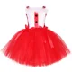 thumbnail image 3 of Vestido de Navidad para niñas, disfraz de Papá Noel para niños, ropa roja para fiesta de Navidad de Año Nuevo, vestido de princesa con tutú, ropa para niños, 3 of 5