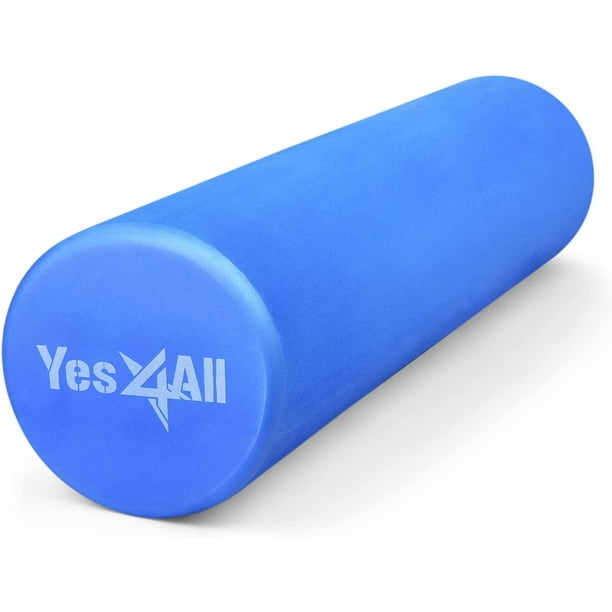 Yes4All 24inch Exercise Foam Roller EVA Blue Walmart.com