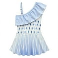 thumbnail image 3 of Toddler Girls Two Piece Swimsuit Summer Elsa Cosplay Bathing Suit, 3 of 6