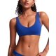 thumbnail image 1 of Top de Bikini CRZ YOGA con Relleno y Forma en V Azul Talla L, 1 of 4