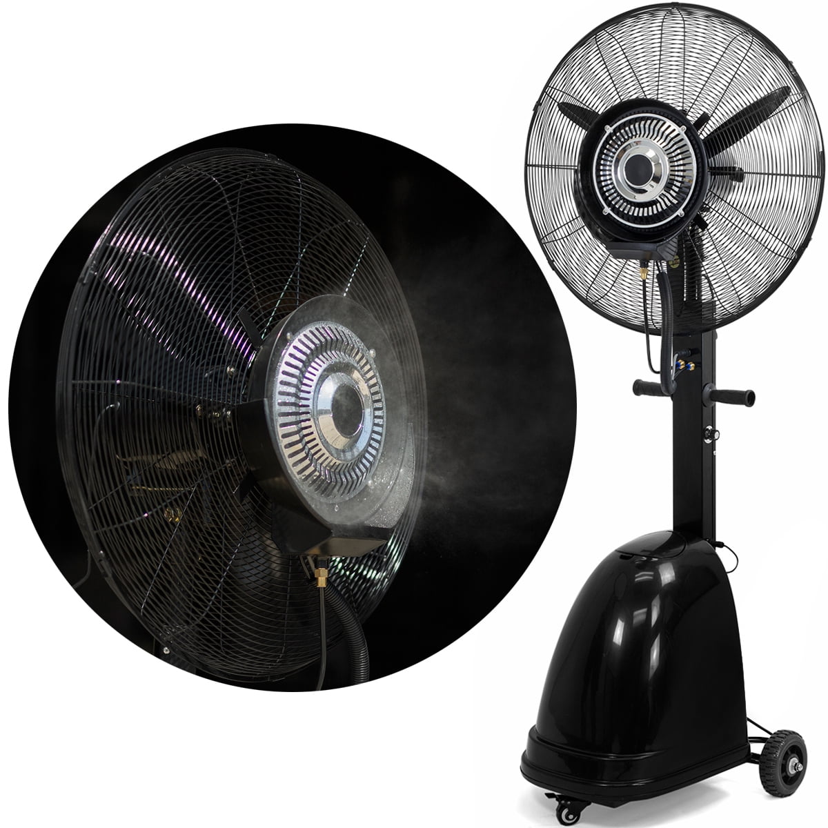 standing misting fan