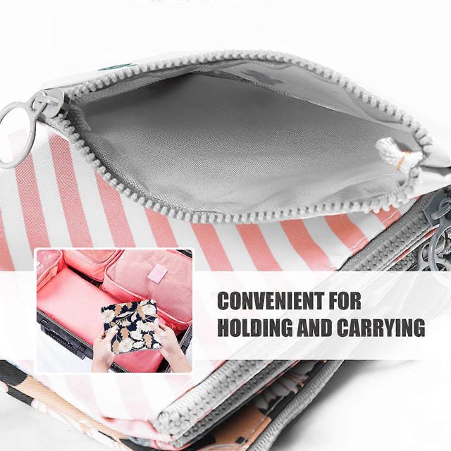 Period Bags for Teen Girls Sanitary Napkin Bag Travel Outdoor Activities Assorted Color Washable Storage 4Set
