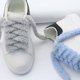 thumbnail image 4 of Lindos cordones de felpa para zapatos para hombre y mujer, tendencia de invierno, personalidad, deporte, baloncesto, zapatos verdes, cordones, envío directo, 4 of 5