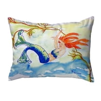 Betsy Drake KS373B 11 x 14 in. Resting Mermaid Small No-Cord Pillow