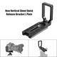 thumbnail image 1 of Empuñadura de soporte de placa L de liberación rápida de aleación de aluminio Universal para cámara DSLR, 1 of 7