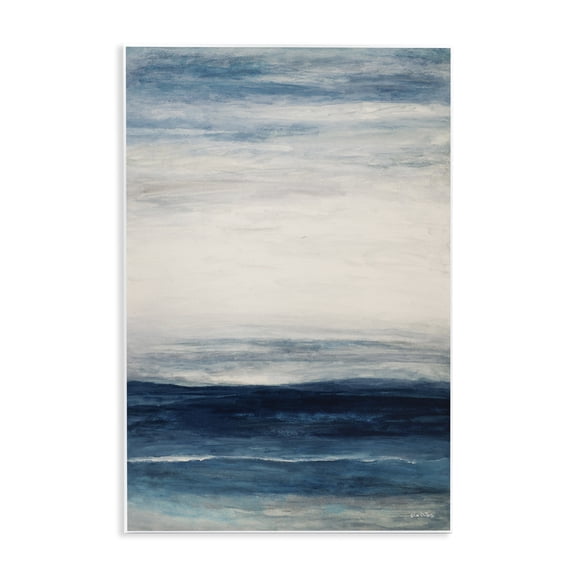 Stupell Industries Coastal Ocean Rise Sea Side Shoreline Layered Waves Wall Plaque Art, 10 x 15, by Lori Dubois