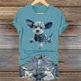 thumbnail image 1 of Tejiojio Women's Animal Printed T-shirt Casual Round Neck Short Sleeve Blouses S-2XL, 1 of 4