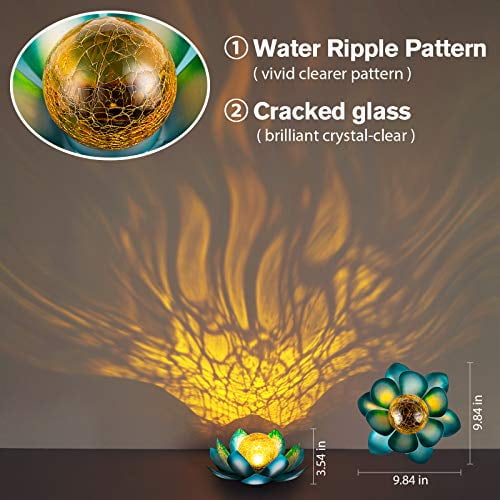 Huaxu Solar Light Outdoor Metal Glass Decorative Waterproof Garden Light LED Lotus Flower Table Lamp Huaxu Solar Light Outdoor Metal Glass Decorative Waterproof Garden Light LED Lotus Flower Table Lamp