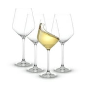 JoyJolt Italian White Wine Glasses -13.5 Oz -set of 4 -Stemmed Wine Glasses