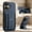 Blue, variant on For iPhone 17 Phone Case,With Credit Card Slots,Invisible Foldable Kickstand,Anti-Scratch Shockproof Heavy Duty Drop Protection,Durable Anti-fall Non-slip Rugged Phone Case,Purple