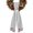 Gray, variant on Winter Christmas Wreath Sash for Front Door 4.5"x56", Cute Snowman Double-Sided Bow Ribbon Decor for Wreaths, Stair Railings, Fireplace Mantel