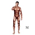 thumbnail image 1 of Combinaison Imprimée Numérique cosplay muscle Humain Halloween pour Hommes, 1 of 5