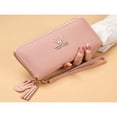 thumbnail image 4 of JUNWELL New Women‘s Long Zipper Wallet Large Capacity Purse With Multiple Card Slots And Multifunctional Handheld Bag Wristlet Wallet, 4 of 6