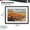 thumbnail image 4 of Stupell Industries Eclectic Desert Poppies in Valley Black Framed Print Under Glass, 20 x 14, by Gina Kelly, 4 of 8