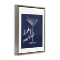 thumbnail image 2 of Stupell Industries Farmhouse Dirty Martini on Blue Brown Floating Frame Canvas Art, 25 x 31, by Lettered and Lined, 2 of 8