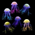 thumbnail image 1 of medusas artificiales de silicona para acuario, decoración de acuario con efecto brillante, decoración para pecera y paisaje., 1 of 5