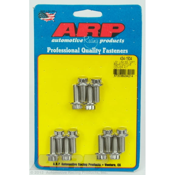 ARP INC. 434-1504 LS1 LS2 SS 12PT REAR MOTOR COVER BOLT KIT