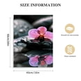 thumbnail image 2 of JEUXUS  Black White Grey Pink Orchids Picture Canvas Prints Beautiful Elegant Flowers Zen Stone Wall Art for Modern Spa Yoga Home Bedroom Office Bathroom Decoration, 2 of 5