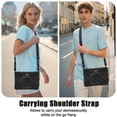 thumbnail image 5 of Case for Samsung Galaxy Tab Active 5 Pro/Active 4 Pro 10.1 inch, 360 Degree Rotating Hand Grip Shockproof Cover with Shoulder Strap, Black, 5 of 7