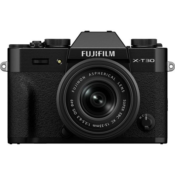 Fujifilm X-T30 III 26.1MP 6.2K Camera Body with XC13-33mm Lens, Black