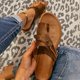 thumbnail image 1 of Chanclas ortopédicas para mujer, sandalias deslizantes, zapatillas planas de verano para playa, zapatos, 1 of 2