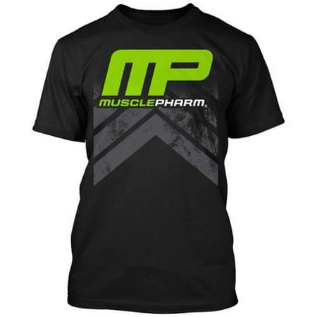 - MusclePharm Mens MP Chevron T-Shirt - Black - S - mma training gym ufc