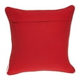 thumbnail image 2 of 20" x 0.5" x 20" Transitional Red and White Cotton Pillow Cover, 2 of 3