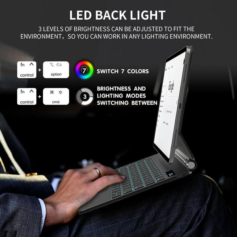 Keyboard Case for iPad 10th Generation Magic Keyboard with - Main Image