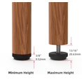 thumbnail image 3 of Patas niveladoras para muebles ONEHOME 5/16-18 de acero inoxidable, 24 piezas, 3 of 6