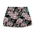 thumbnail image 4 of Women Summer Floral Beach Boardshorts with Pockets Swim Trunks Black M, 4 of 7