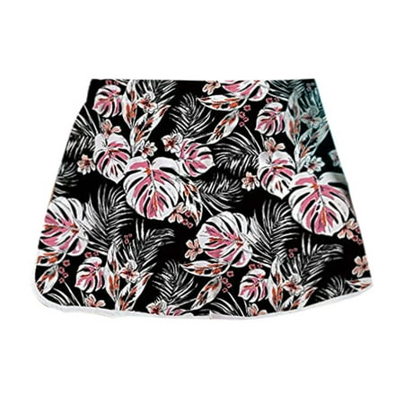 eczipvz Womens Swim Shorts with Liner Women s High Cut Swimwear Black Beach Bikini Panty High Waisted Thong Bikini Bottoms Black M