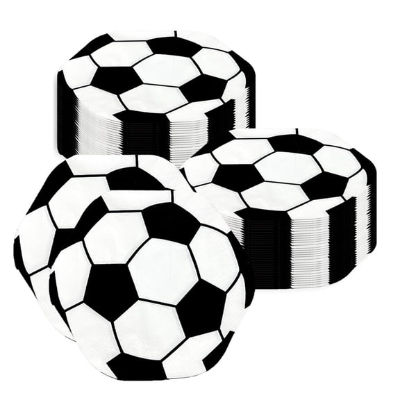 Soccer Ball Paper Napkins, 20-Piece Novelty Party Napkins, Double-Ply Tableware Decor, Football Themed Supplies For Sports Celebrations And Banquets(Multicolor)