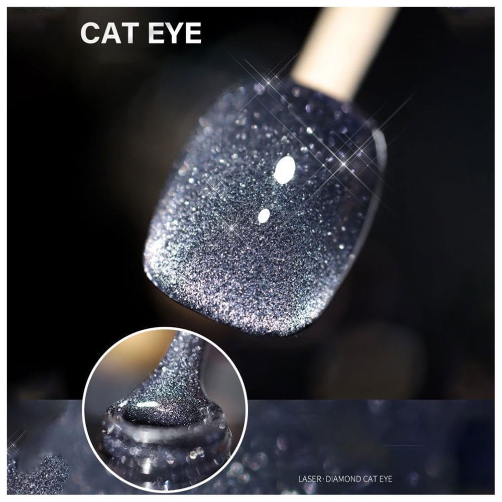 Gel Nail Polish 12 Colors Reflective Glitter Gel Long Lasting for Nail