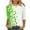 F#Green, variant on St Pattys Shirts Women Shamrock Graphic T-Shirt 3/4 Sleeve Crew Neck Casual Tops St Patricks Day Shirt Funny Irish Blouses