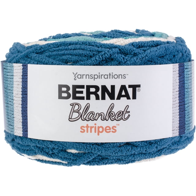 Bernat® Blanket Stripes™ Yarn, Polyester #6 Super Bulky, 10.5oz/300g, 220 Yards