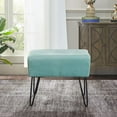 thumbnail image 4 of Home Soft Things Milliken Plush Ottoman - Agate - 19" x 13" x 17", 4 of 6
